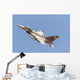 Us Air Force F-16c Banking Left Wall Decal