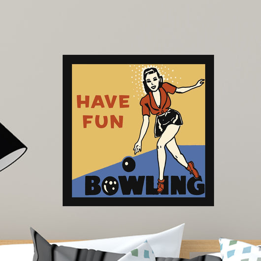 Have Fun Bowling Wall Mural