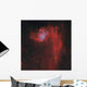 Flaming Star Nebula Wall Decal Design 2