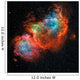 Ic 1848 Soul Nebula Wall Decal Design 1