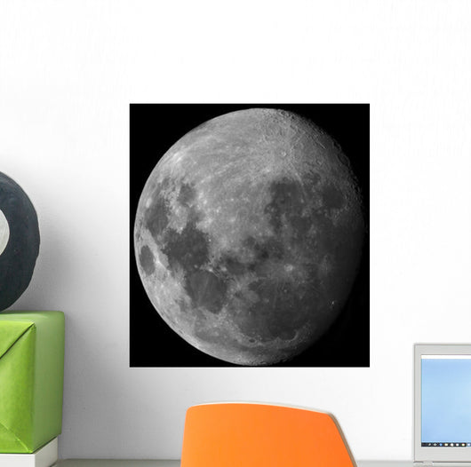 Three Quarter Moon Wall Decal