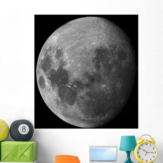 Three Quarter Moon Wall Decal
