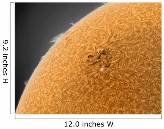 Yellow Sun with Solar Wall Decal