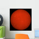 H-alpha Full Sun Red Wall Decal