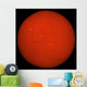 H-alpha Full Sun Red Wall Decal