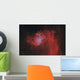 Flaming Star Nebula Wall Decal Design 1