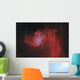 Flaming Star Nebula Wall Decal Design 1