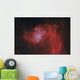 Flaming Star Nebula Wall Decal Design 1