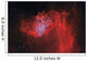 Flaming Star Nebula Wall Decal Design 1