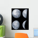 Four Phases Moon Wall Decal