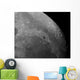 Close-up Moon Showing Impact Wall Decal