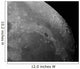 Close-up Moon Showing Impact Wall Decal