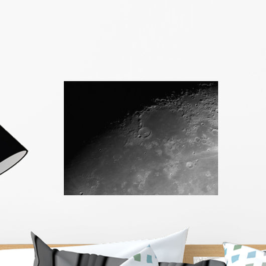 Close-up Detail Moon Wall Decal