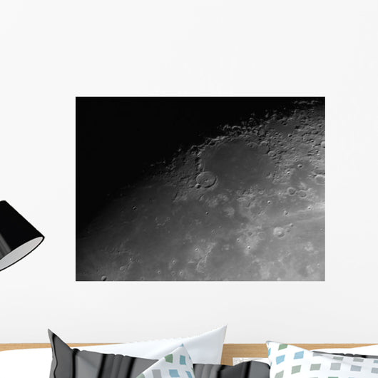 Close-up Detail Moon Wall Decal