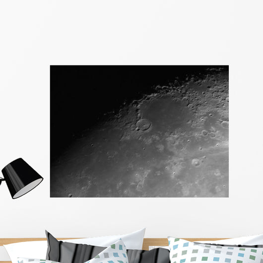 Close-up Detail Moon Wall Decal