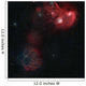 Widefield Simeis 147 Flaming Wall Decal
