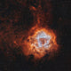 Rosette Nebula with Open Wall Decal