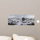 Bison Winter Landscape Wall Decal