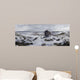Bison Winter Landscape Wall Decal