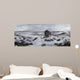 Bison Winter Landscape Wall Decal