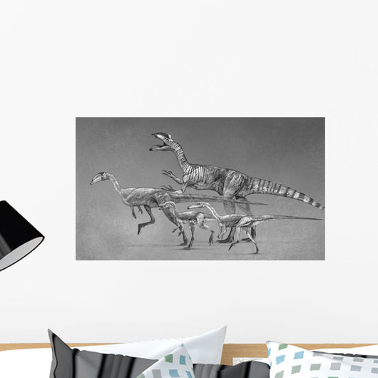 Coelophysoid Diversity from Late Wall Decal Design 2