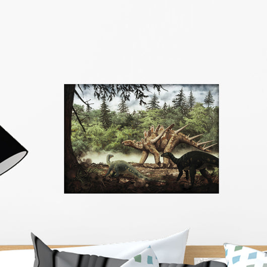 Mutualistic Relationship between Dacentrurus Wall Decal