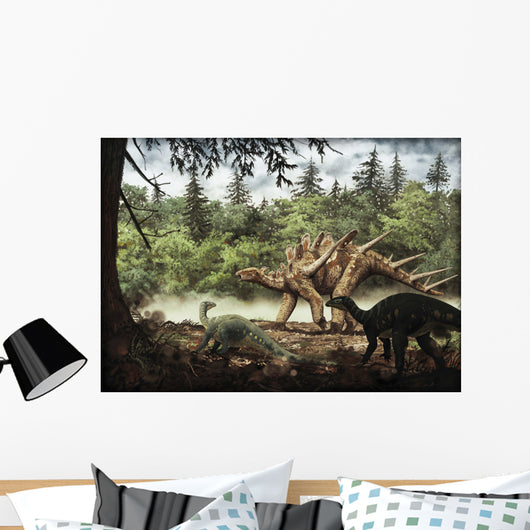 Mutualistic Relationship between Dacentrurus Wall Decal