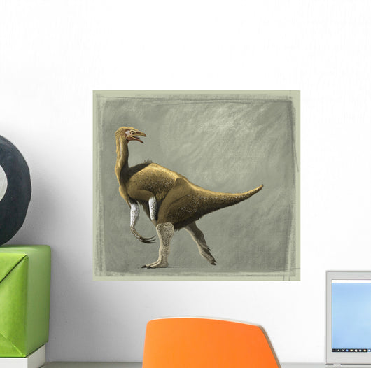 Nothronychus Mckinleyi Dinosaur Cretaceous Wall Decal