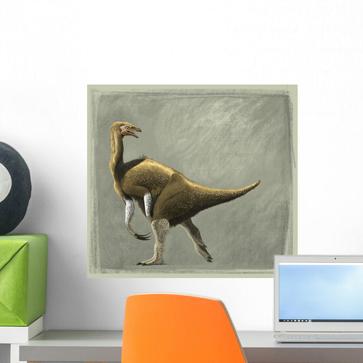 Nothronychus Mckinleyi Dinosaur Cretaceous Wall Decal