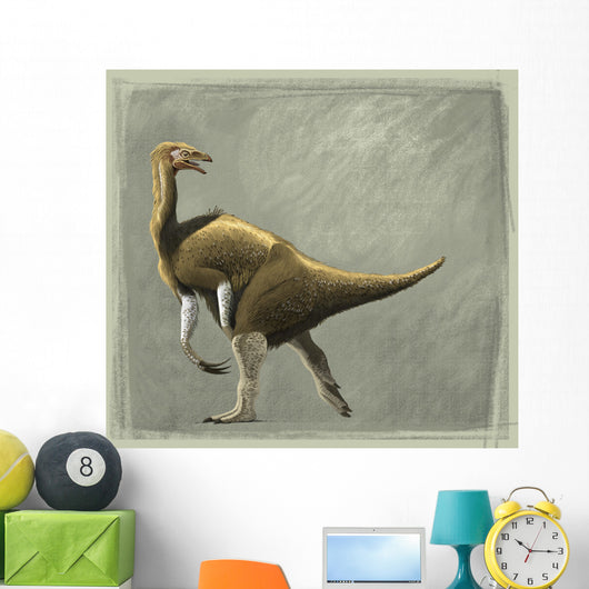 Nothronychus Mckinleyi Dinosaur Cretaceous Wall Decal