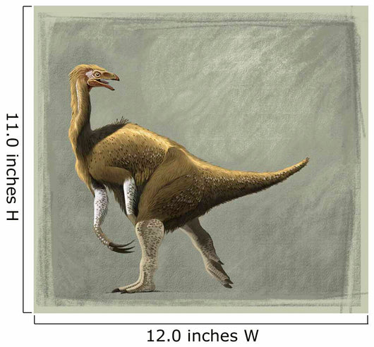 Nothronychus Mckinleyi Dinosaur Cretaceous Wall Decal