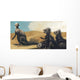 Three Juvenile Psittacosaurus Sinensis Wall Decal