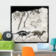 Fossil Remains and Skeletal Wall Decal