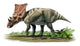 Ceratopsian Late Cretaceous Period Wall Decal