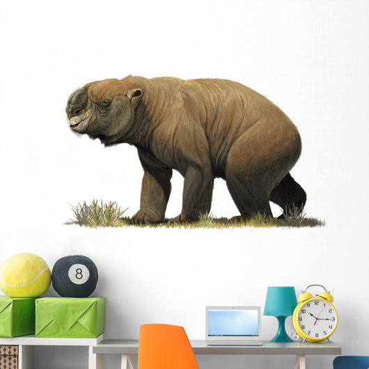 Diprotodon Optatum Largest Known Wall Decal