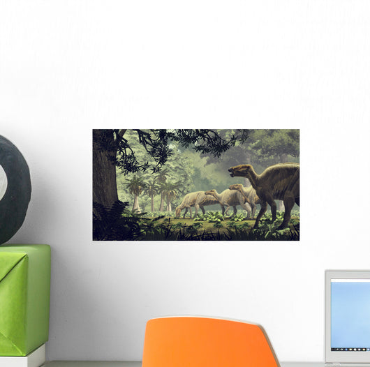 Edmontosaurus Annectens Hadrosaurid from Wall Decal