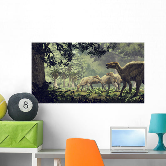 Edmontosaurus Annectens Hadrosaurid from Wall Decal