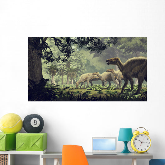 Edmontosaurus Annectens Hadrosaurid from Wall Decal