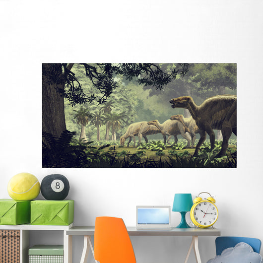 Edmontosaurus Annectens Hadrosaurid from Wall Decal