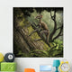 Epidendrosaurus Ninchengensis Capturing Wood Wall Decal