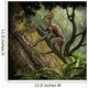 Epidendrosaurus Ninchengensis Capturing Wood Wall Decal