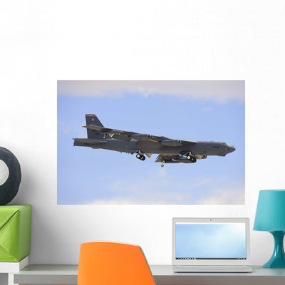Boeing B-52h Stratofortress Prepares Wall Decal shown on a wall
