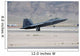 F-22 Raptor Landing Runway Wall Decal