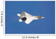 F-22 Raptor Flight over Wall Decal
