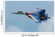 Sukhoi Su-27 Flanker Russian Wall Decal Design 5