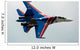 Sukhoi Su-27 Flanker Russian Wall Decal Design 4