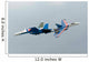 Two Sukhoi Su-27 Flanker Wall Decal Design 2