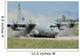 C-130 Hercules Italian Air Wall Decal Design 2