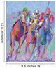 Pastel Horse Race Wall Mural