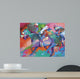 Horse Race Wall Mural